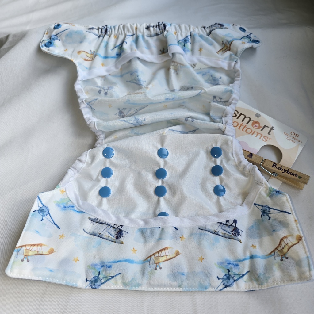 Smart Bottoms Too Smart Overbroekje 2.0 | Drukknoopjes| 4,5-16 kg | First Flight