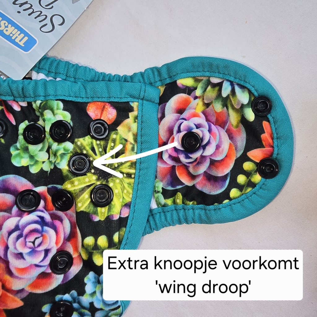 Thirsties Zwemluier | Maat 1 | 2,7 - 8 kg |  Beach Party