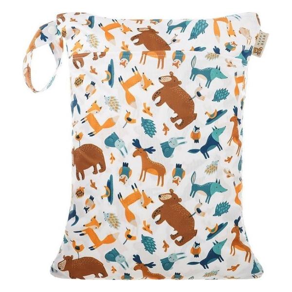 HappyBear Wetbag – Blue Giraffe | Waterdichte tas voor luiers & zwemspullen (kopie) (kopie) (kopie)