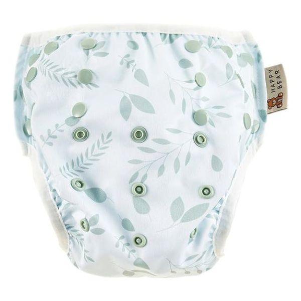 HappyBear Zwemluier Botanical – verstelbaar vanaf geboorte tot ca. 3 jaar 