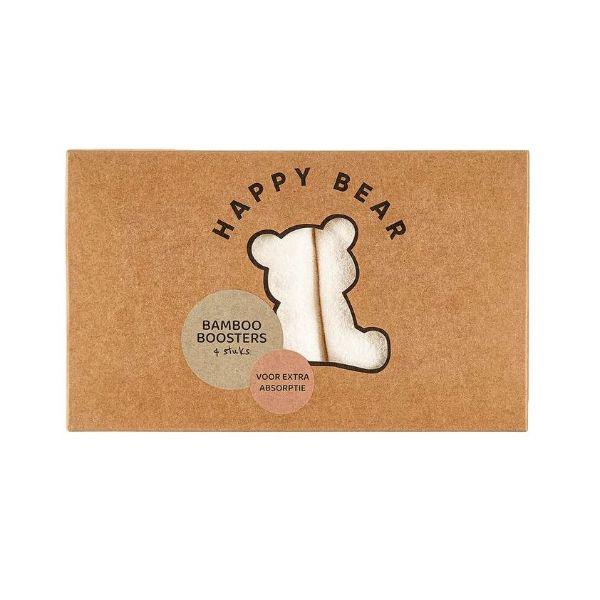 HappyBear Booster Bamboe – set van 4