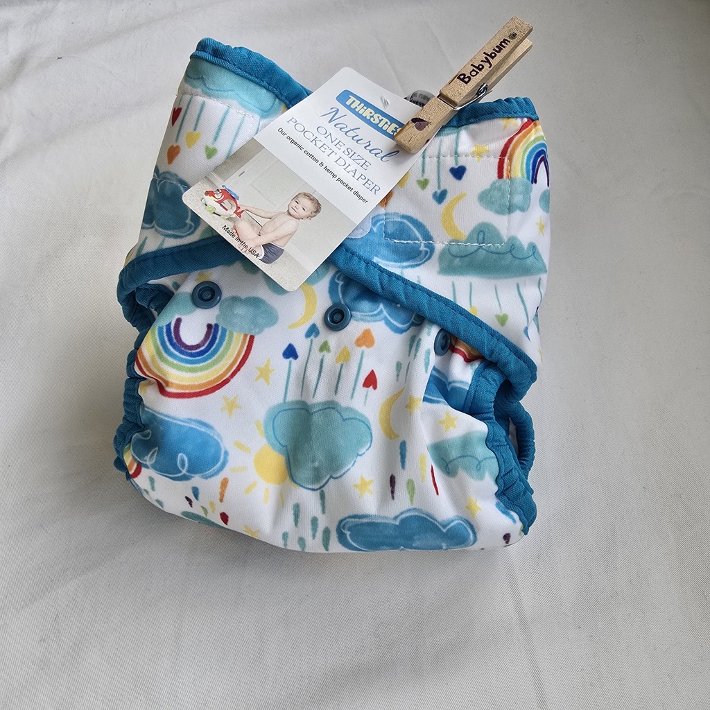 Thirsties Natural One-Size Pocket Diaper Klittenband |  (kopie)