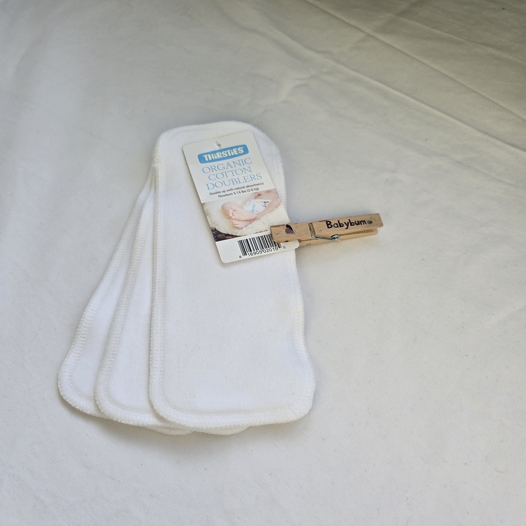 Thirsties Biokatoen Booster Newborn (2–6 kg) | Set van 3
