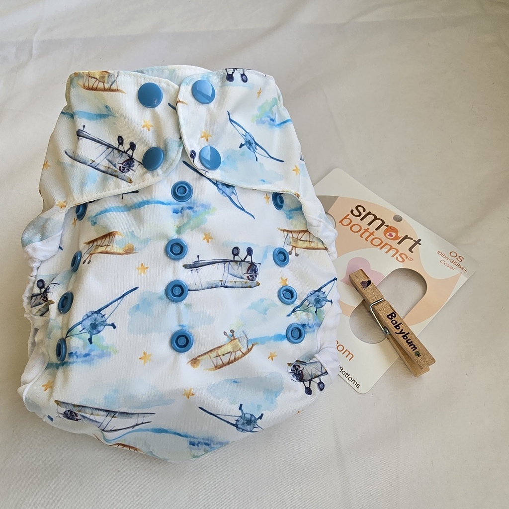 Smart Bottoms Too Smart Overbroekje 2.0 | Drukknoopjes| 4,5-16 kg | First Flight