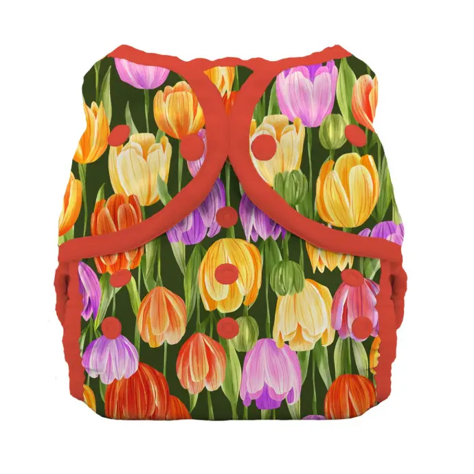 Thirsties Duo Wrap Overbroekje Tulips maat 3 (18–27 kg)