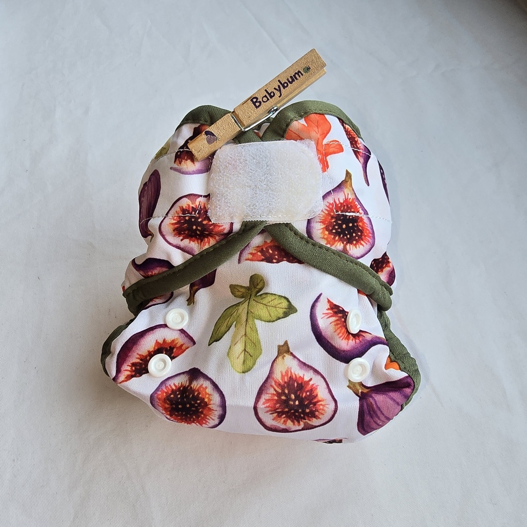 Thirsties Duo Wrap Overbroekje Fig maat 1 (3–8 kg) – Klittenband