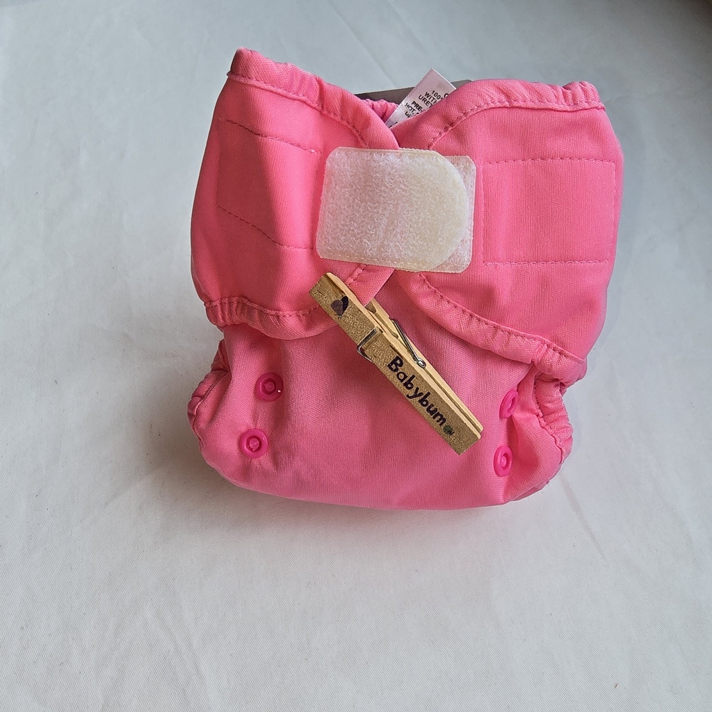 Thirsties Duo Wrap Overbroekje Bubble Gum maat 1 (3–8 kg) – Klittenband