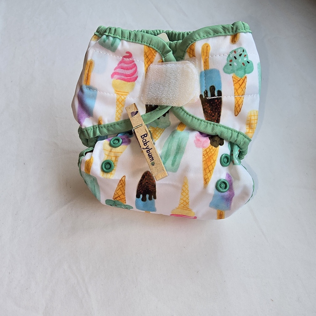 Thirsties Duo Wrap Overbroekje We All Scream maat 1 (3–8 kg) – Klittenband