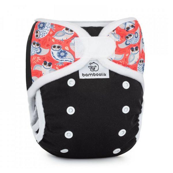 Bamboolik Duo Wrap One size | Klittenband | Uilen