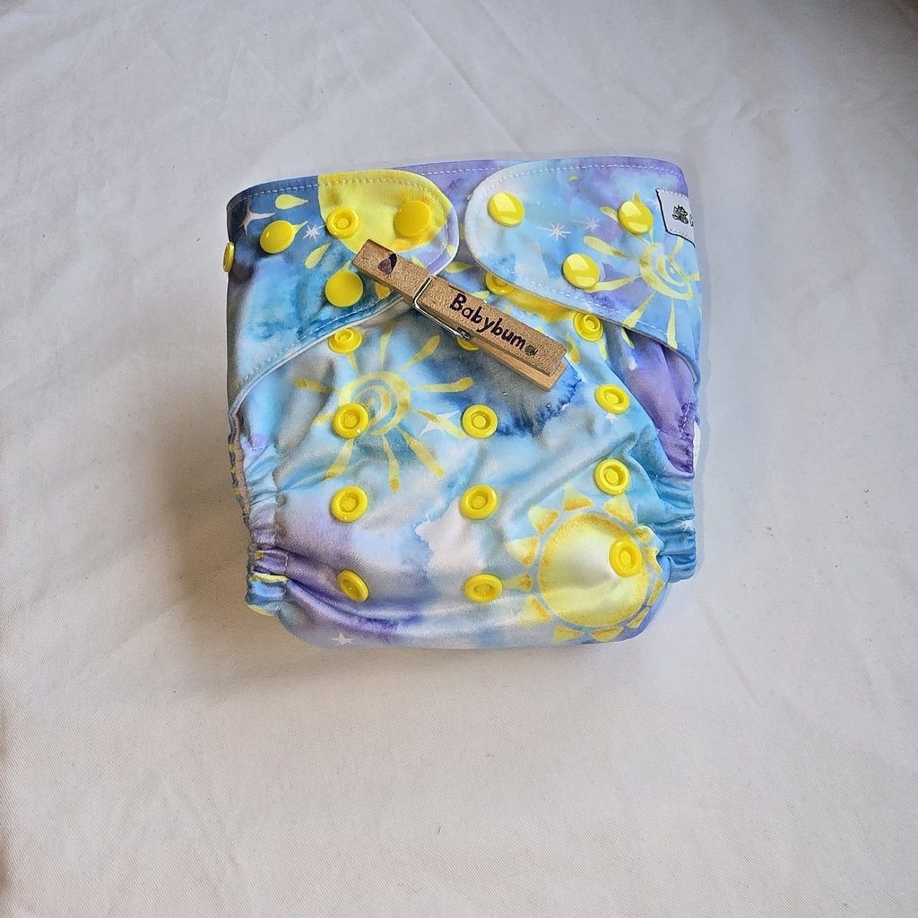 CrackaDaks LOSFM Sun's Out Bums Out – wasbare luier met flexibele pasvorm | 2,7- 16 kg (kopie) (kopie)