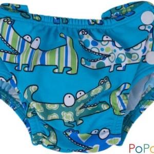 Popolini Zwemluier Croco Blu - Small