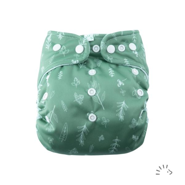 Popolini Snap2Fit Green Leaves - OneSize