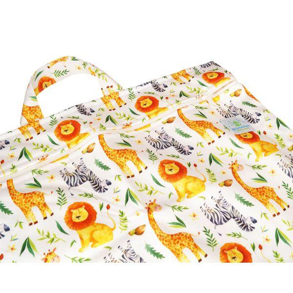 Blümchen wetbag XL (10 luiers) Zebra