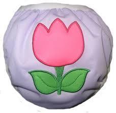 Monkey Doodlez Zwemluier - Tulp - Small | 4,5 – 8 kg