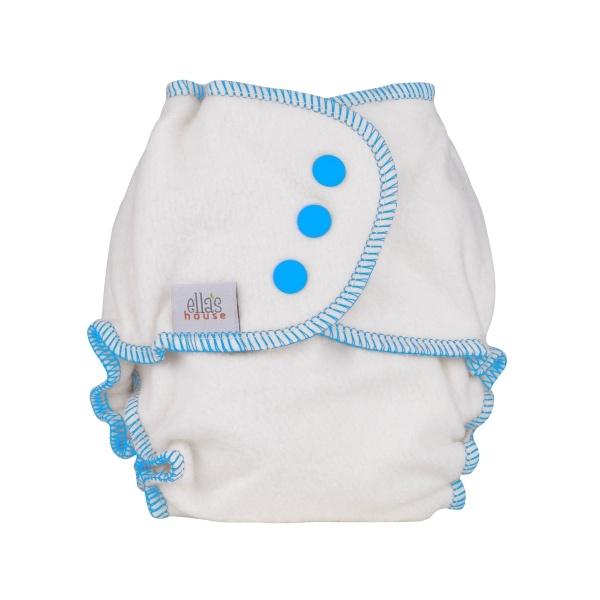 Ella's House | Bum Slender | Maat S (4-8 kilo)| Blauw | Drukknoopjes