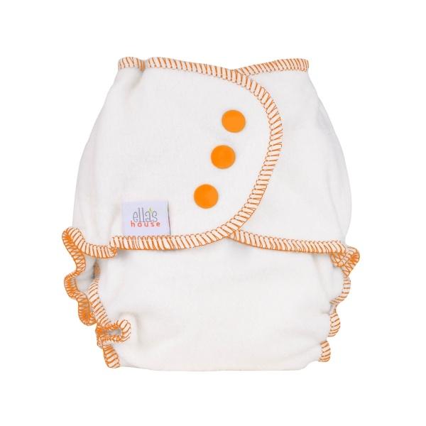 Ella's House | Bum Slender | Maat S (4-8 kilo)| Oranje | Drukknoopjes