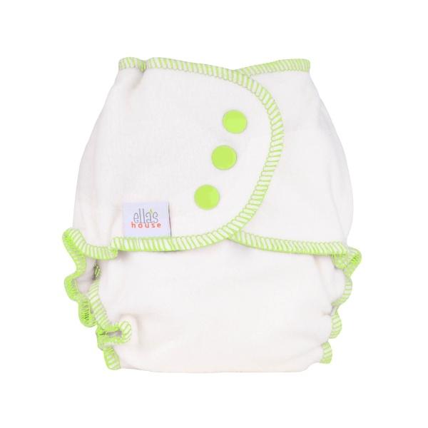 Ella's House | Bum Slender | Maat S (4-8 kilo)| Groen | Drukknoopjes