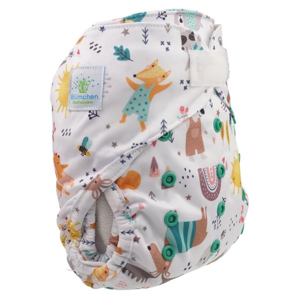 Blümchen Overbroekje Vrolijke Eland OneSize (4–15 kg) – Klittenband