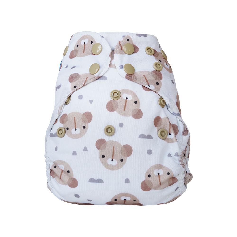 Blümchen Overbroekje Cozy Teddy OneSize (4–15 kg) – Drukknoopjes