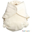 Popolini UltraFit Klittenband luier - UltraFit (4-15 kilo)| Wit | Soft