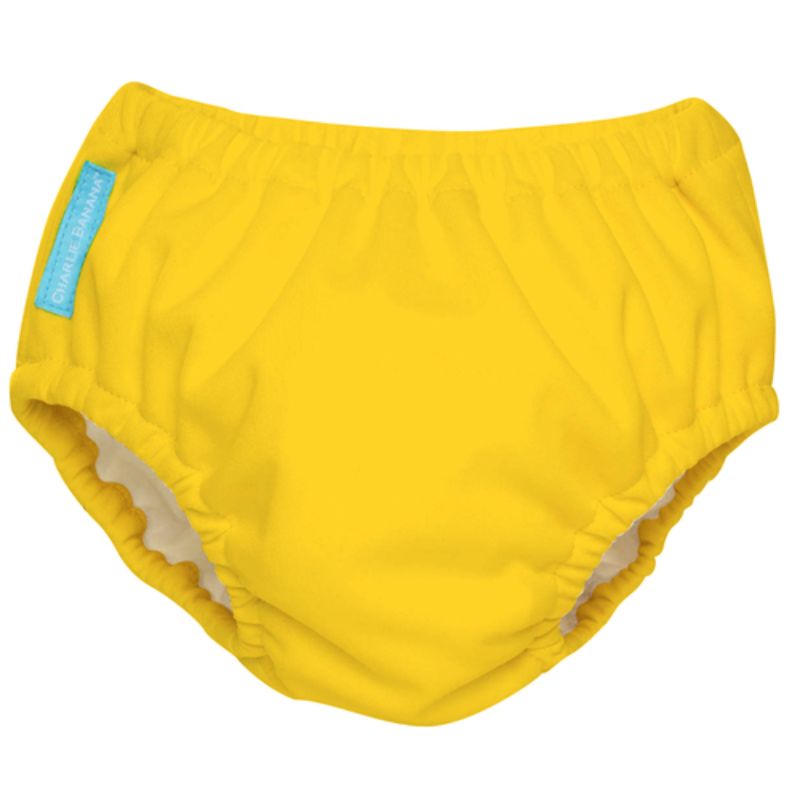 Charlie Banana Zwemluier - Florescent Yellow - Maat XL (13-25 kilo)