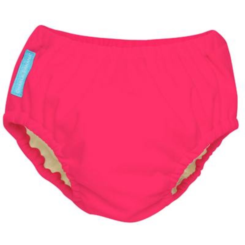 Charlie Banana Zwemluier - Florescent Hot Pink - Maat M (7-9 kilo)