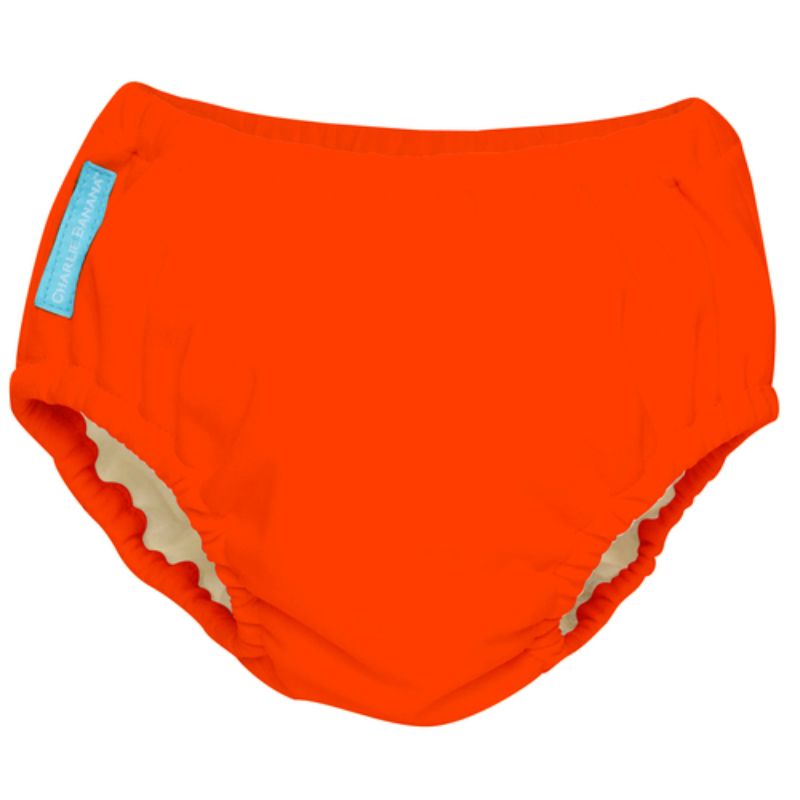 Charlie Banana Zwemluier - Florescent Orange - Maat M (7-9 kilo)