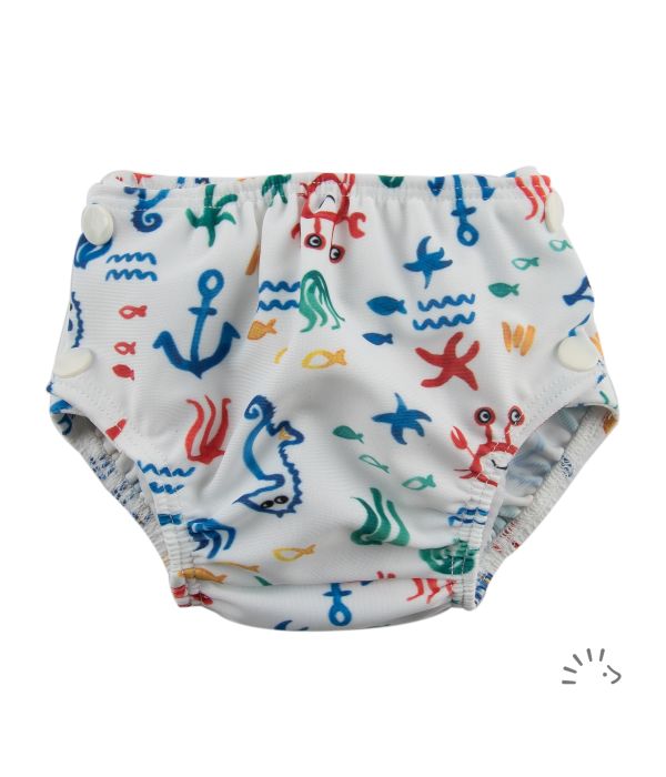 Popolini Zwemluier Under the Sea - Maat S (3-9 kilo)