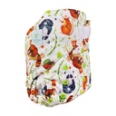 Blümchen Alles-in-Twee luier - ECO Shell Panda 