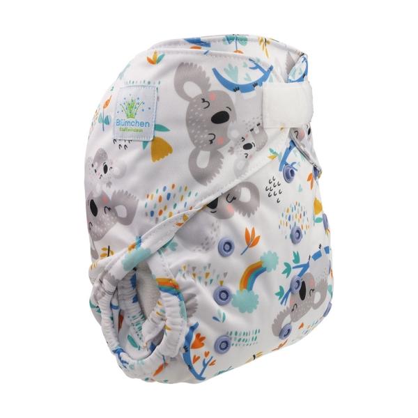Blümchen Alles-in-Twee luier - ECO Shell Lieve Koala - Klittenband 