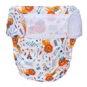 Blümchen Alles-in-Twee luier - ECO Shell Slaperige Leeuw - XL (10-20 kilo), Klittenband