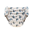 Blümchen Alles-in-Twee luier - ECO Shell Cozy Elephant - XL (10-20 kilo), Drukknoopjes