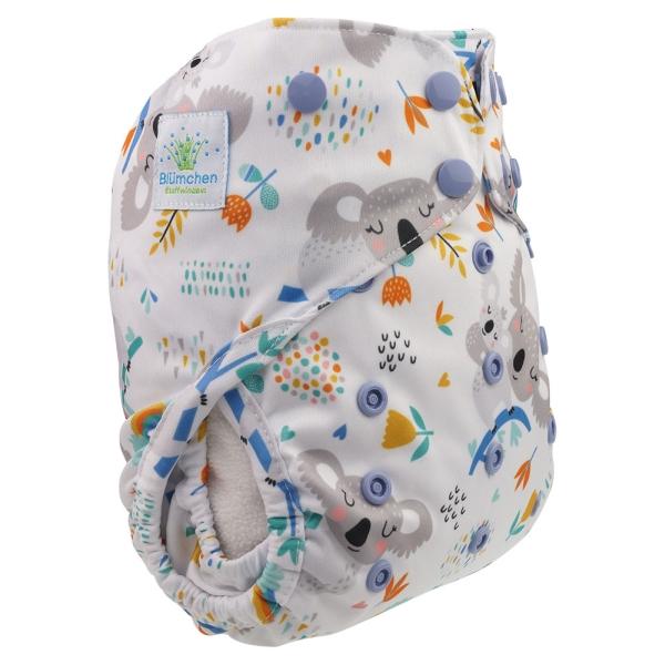 Blümchen Overbroekje Lieve Koala OneSize (4–15 kg) – Drukknoopjes