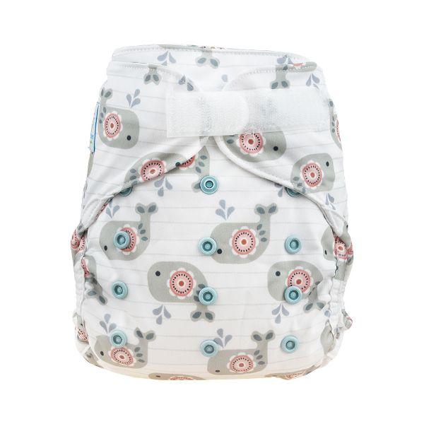Blümchen Overbroekje Cozy Whale OneSize (4–15 kg) – Drukknoopjes