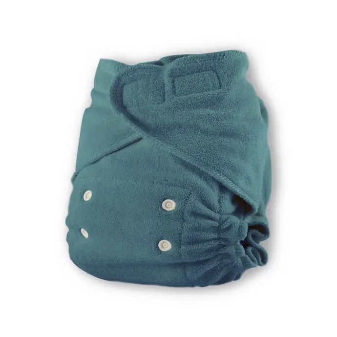 Popolini UltraFit Klittenband luier - UltraFit (4-15 kilo)| Groen | Soft