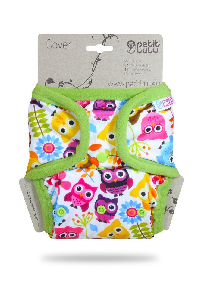 Petit Lulu Overbroekje Blije Uilen (Happy Owls) OneSize Drukknoopjes
