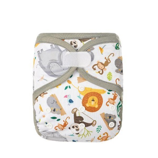 [BB-59679] HappyBear Overbroekje OneSize – Wild Animals