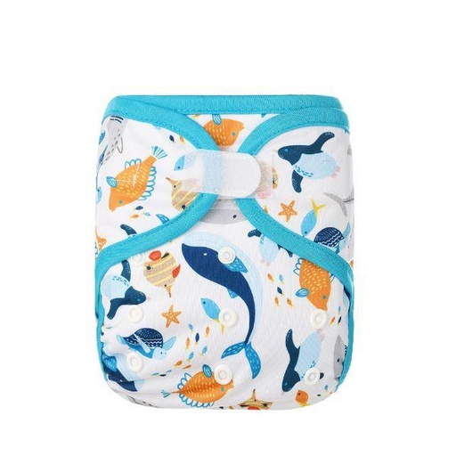 [BB-54189] HappyBear Overbroekje OneSize – Sea Animals