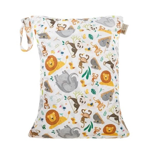 [BB-54990] HappyBear Wetbag – Blue Giraffe | Waterdichte tas voor luiers & zwemspullen (kopie)