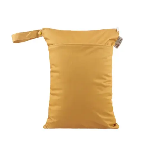 [BB-57943] HappyBear Wetbag – Ocher | Waterdichte tas voor luiers & zwemspullen
