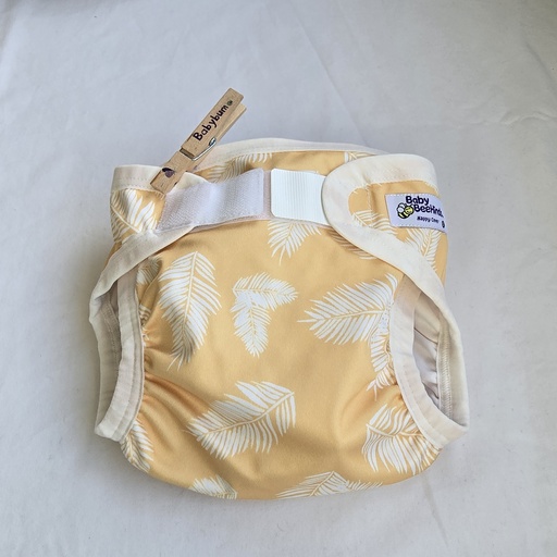 [BA-2026-00044] Baby BeeHinds Waterproof Nappy Cover – waterdicht overbroekje | Maat L 8-14 kg | Golden Daze 