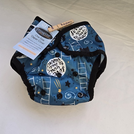 [BA-2026-00054] Imagine One-Size Diaper Cover | To the Moon | 4-16 kg