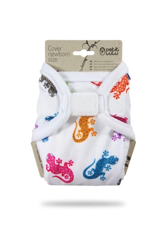 [BB-69182] Petit Lulu Newborn Cover – Turquoise Birds – zacht, lekvrij en lief voor de huid