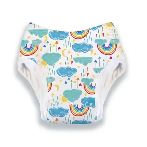 [BA-2026-00008] Thirsties Oefenbroekje | Maat L | Rainbow