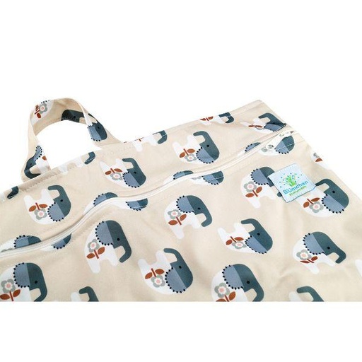 [BB-63305] Blümchen wetbag XL (10 luiers) Cozy Elephant