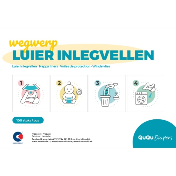 QuQu Wegwerp Inlegvellen - 100 stuks 1