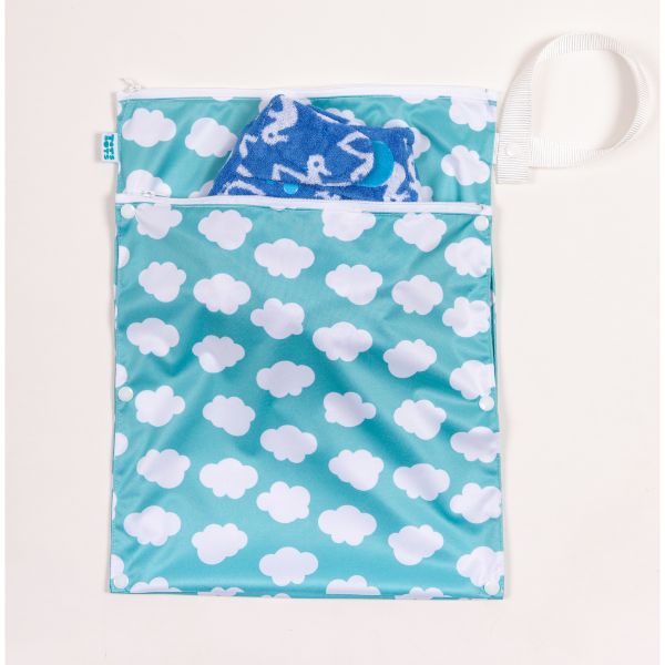 Tots Bots Wet & Dry Bag - Fluffy Cloud 1