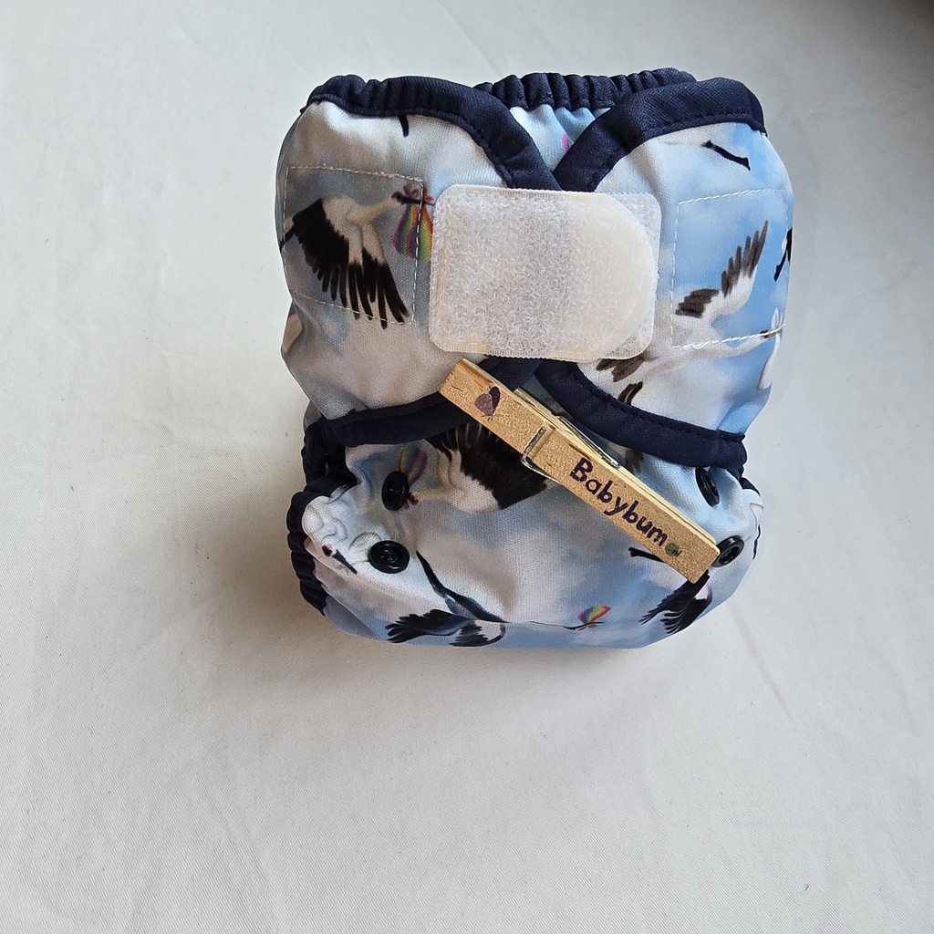 Thirsties Duo Wrap – Verstelbaar Overbroekje | maat 1 | 3-8 kg | Klittenband | Bundle of joy