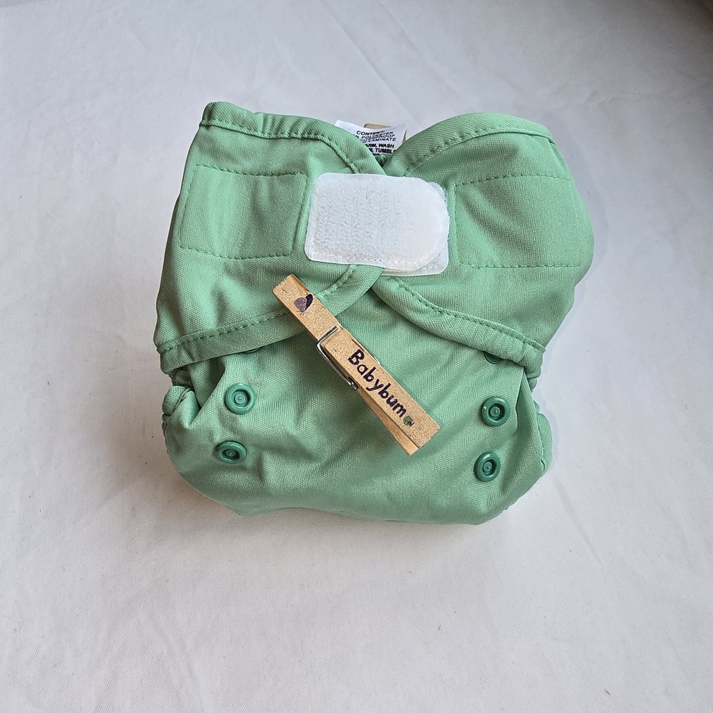 Thirsties Duo Wrap – Verstelbaar Overbroekje | maat 1 | 3-8 kg | Klittenband | Sea Foam   