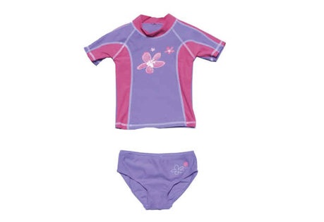 Beco UV-beschermend Zwempak tweedelig Roze/Paars mt 98